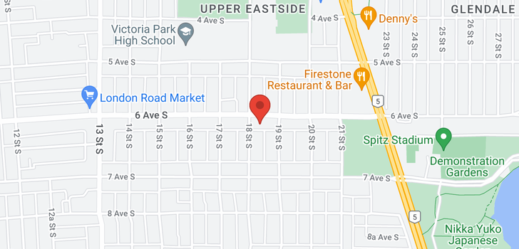 map of 1808 6 Avenue S